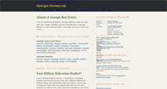 Desktop Screenshot of georgia-homes.net
